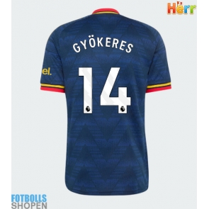Billiga Arsenal Viktor Gyokeres #14 Bortatröja 2026-27 Kortärmad